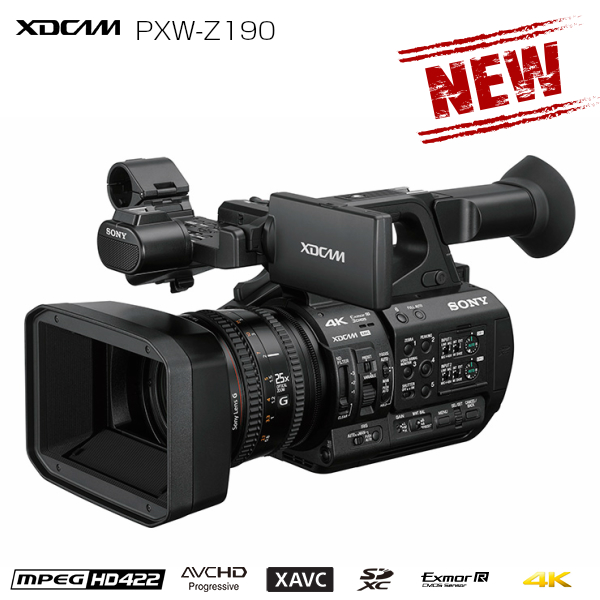 画像1: SONY/ソニー　XDCAMメモリーカムコーダー PXW-Z190 ビデオカメラ (1)