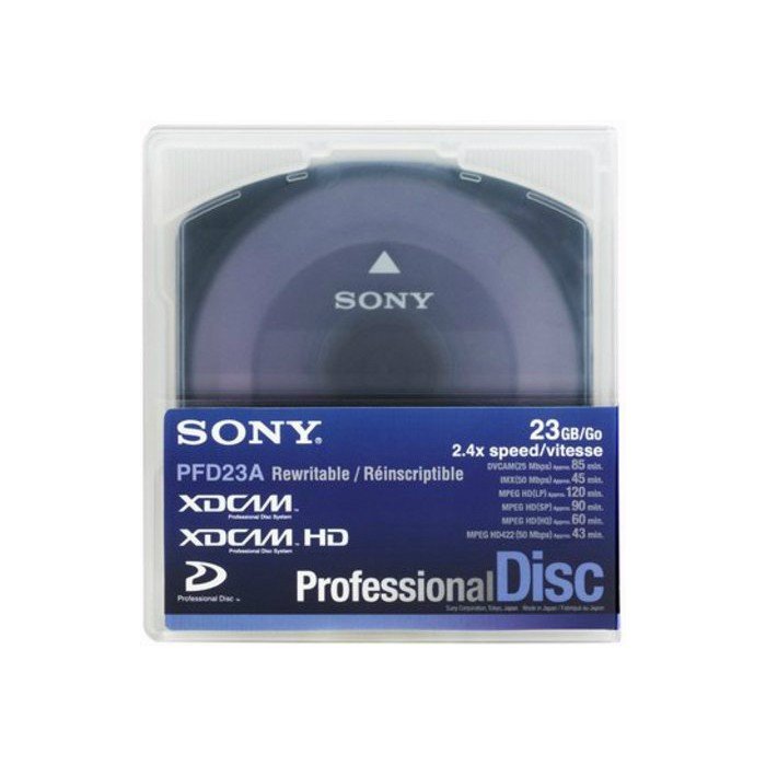 画像1: 1枚 SONY ソニー PFD23AG/3 XDCAM記録用 プロフェッショナルディスク Professional Disc 23GB/1層/アーカイブケースモデル (1)